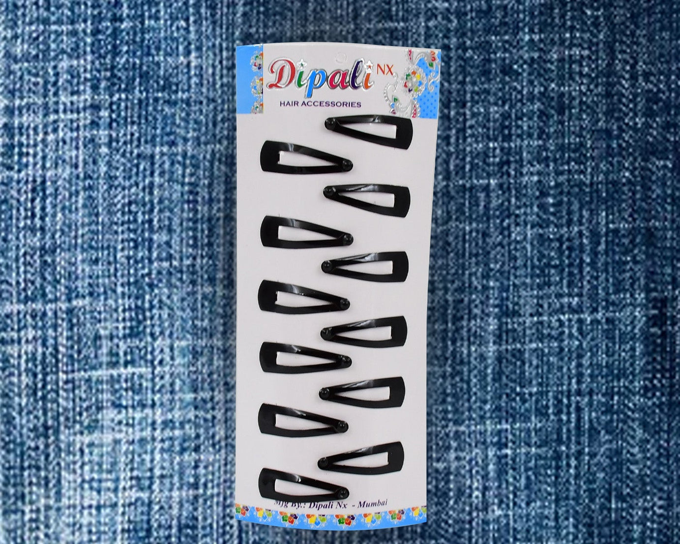 Matt Black Hair Accessory