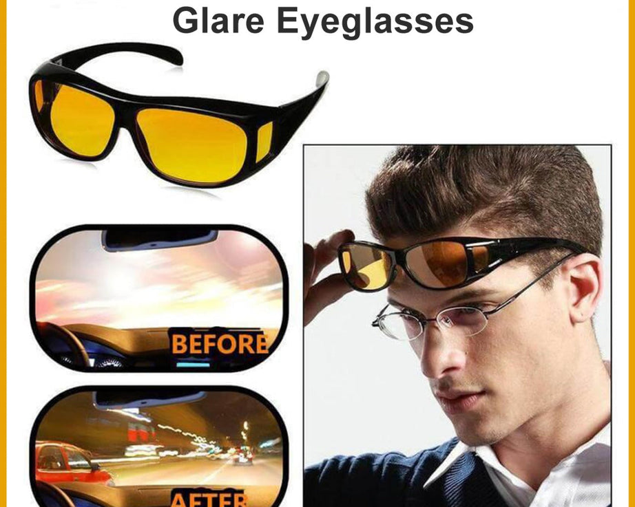 Stylish night vision glasses with anti-glare for driving