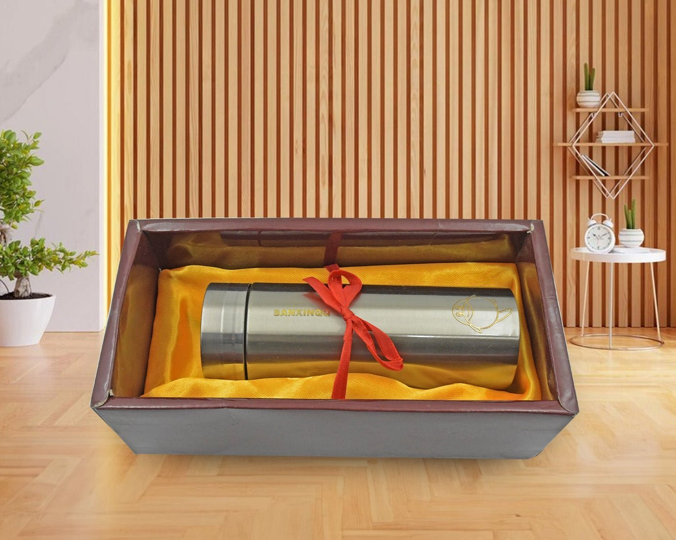 12517 Vacuum Insulated Stainless Steel Flask, Water Beverage Travel Bottle, BPA Free, Leakproof, Portable For office/Gym/School (1 Pc)