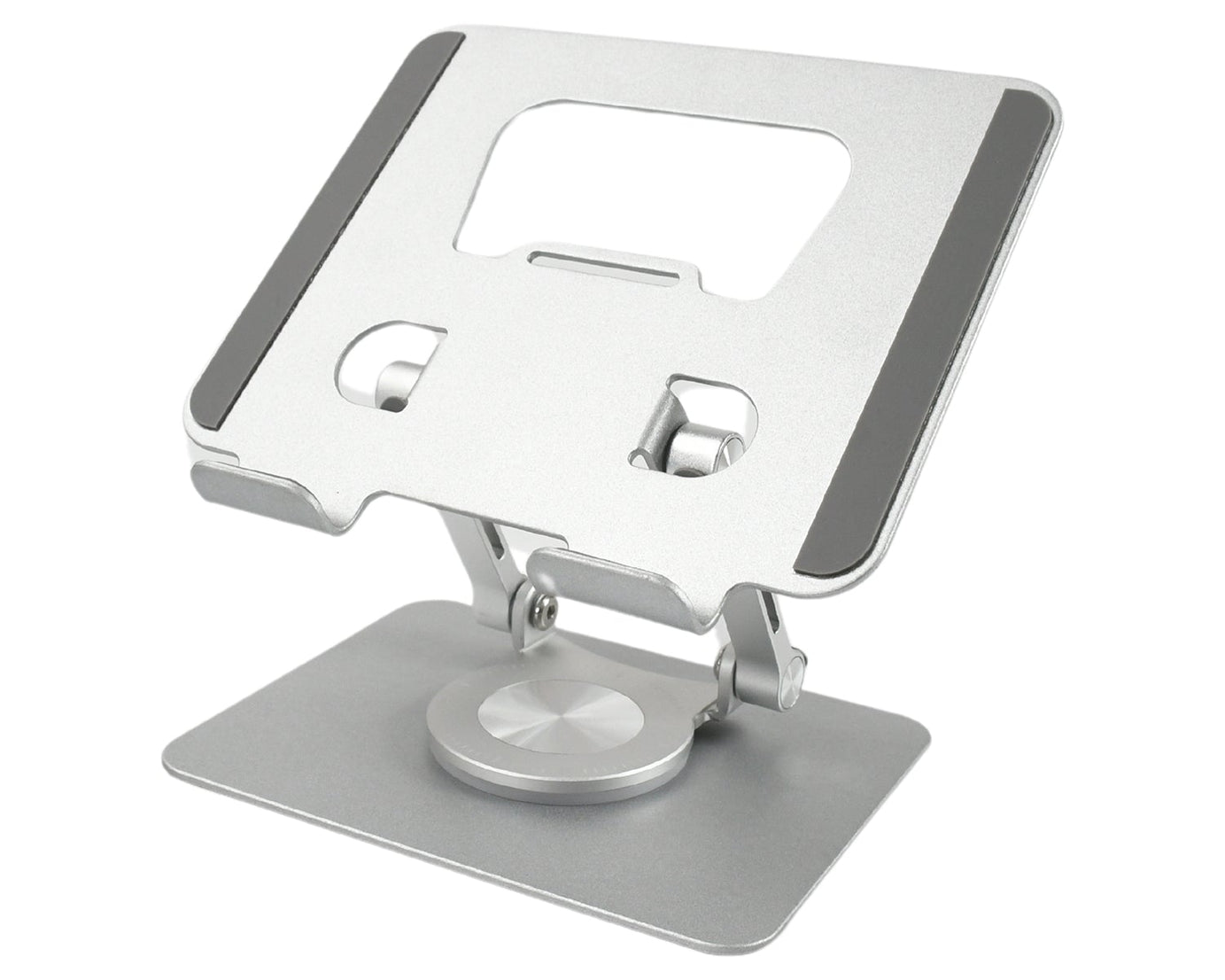 Aluminum Alloy 360°Rotating Bracket, Adjustable Tablet Stand, Portable Foldable Ergonomic Tablet Support