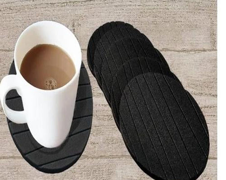 Silicone coasters for tea and coffee mugs