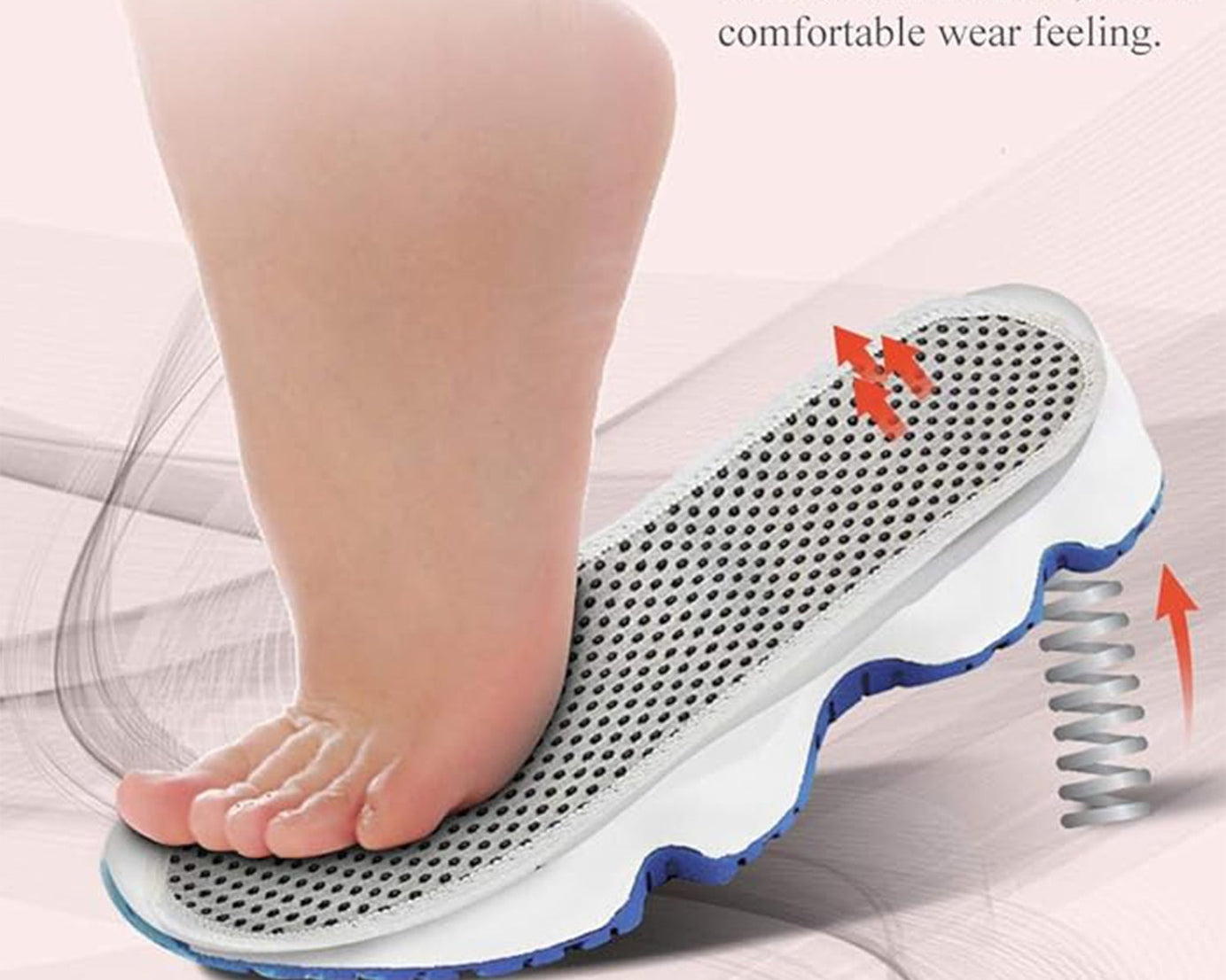 Massage Magnetic Self Heating Insole Shoe, Heating Insole for Women Men - Unisex Warm Insole - Thermal Insoles - Tourmaline Self Heating Shoe Inserts - Warm Shoe Pad (1 Pair)