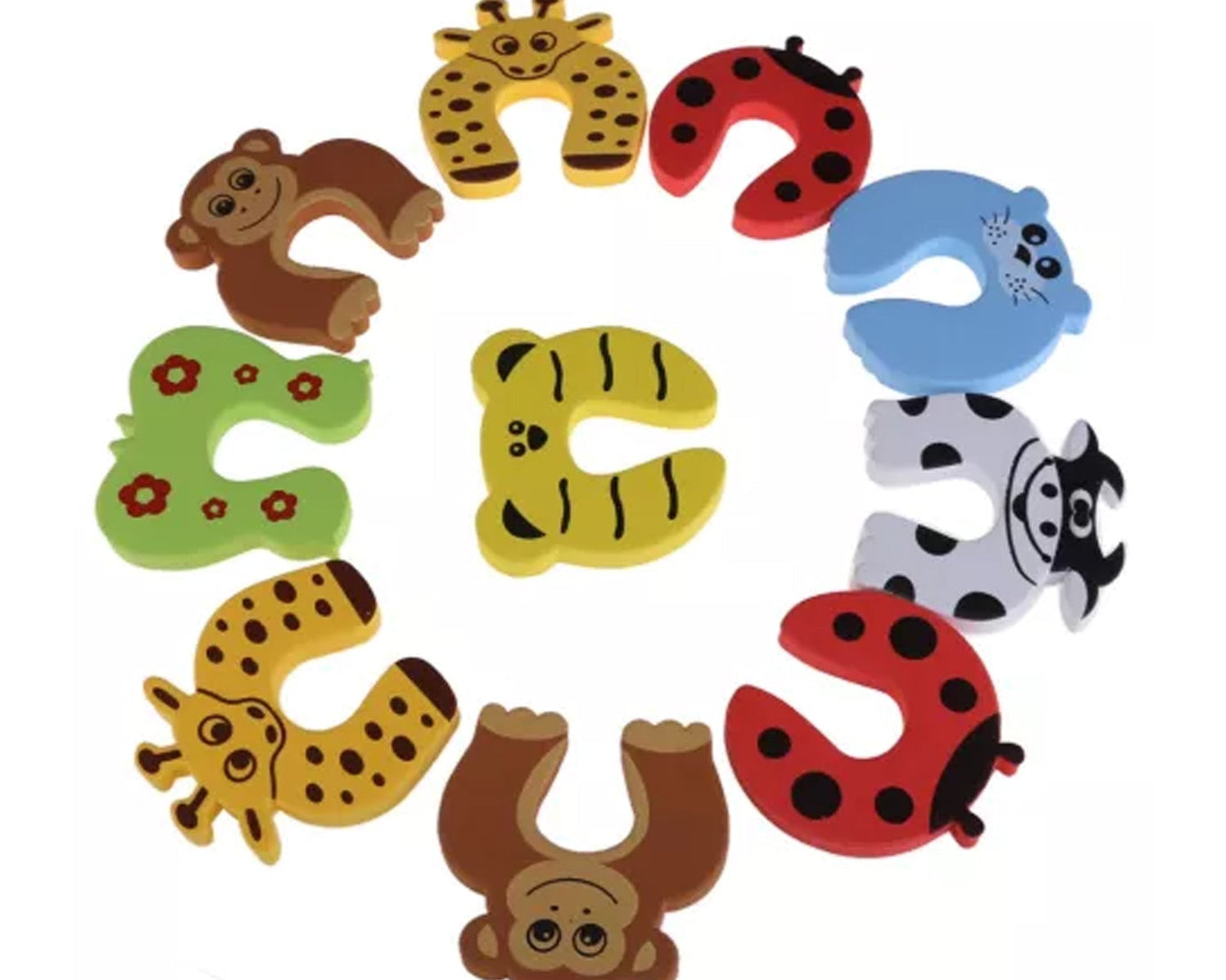 Reliable 1-piece door stopper, great for securing doors in various spaces.