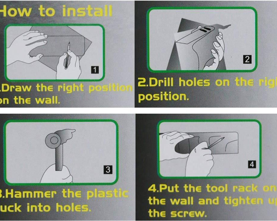 3-layer mop holder for home organization.