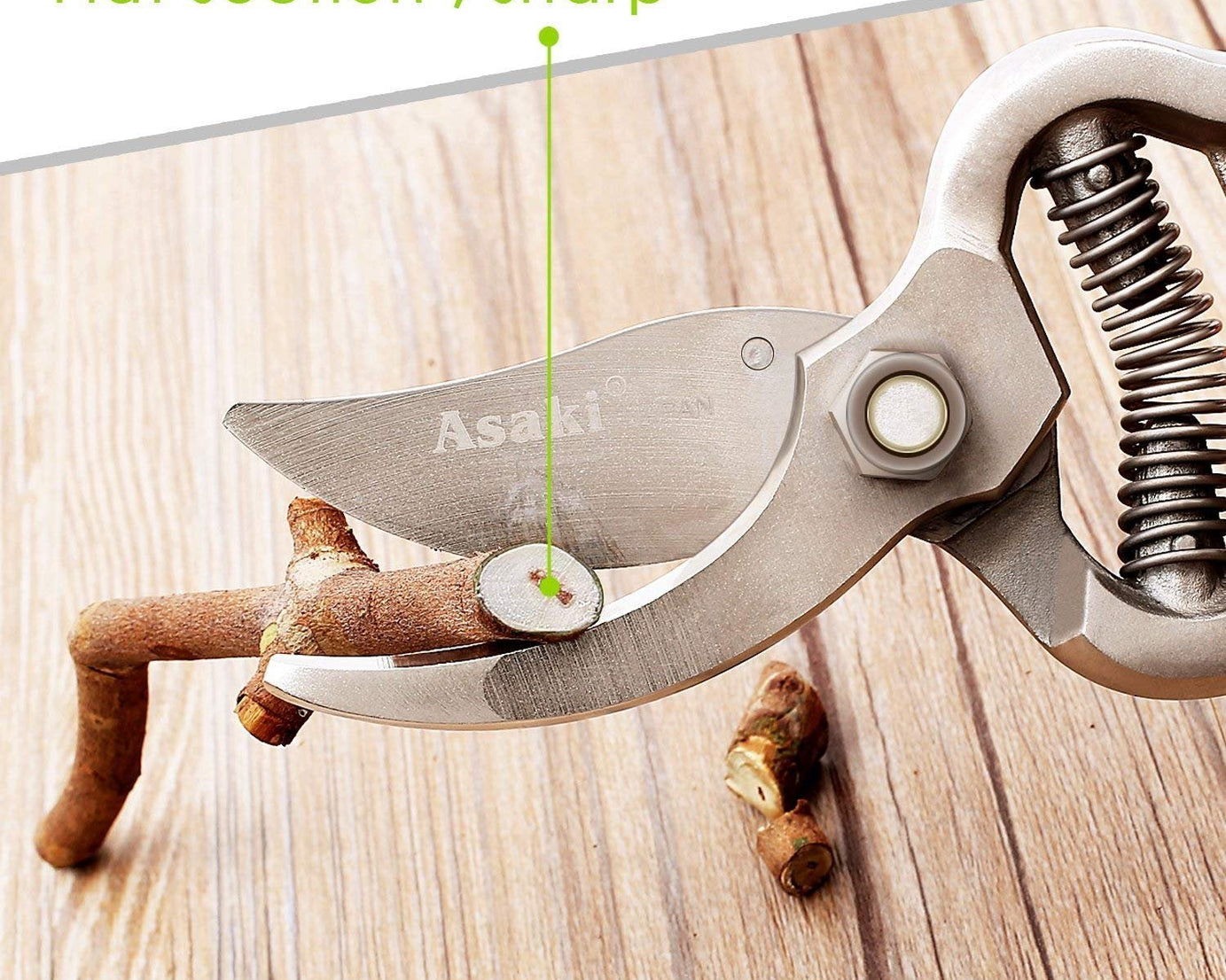 Garden shears with comfortable grip handles