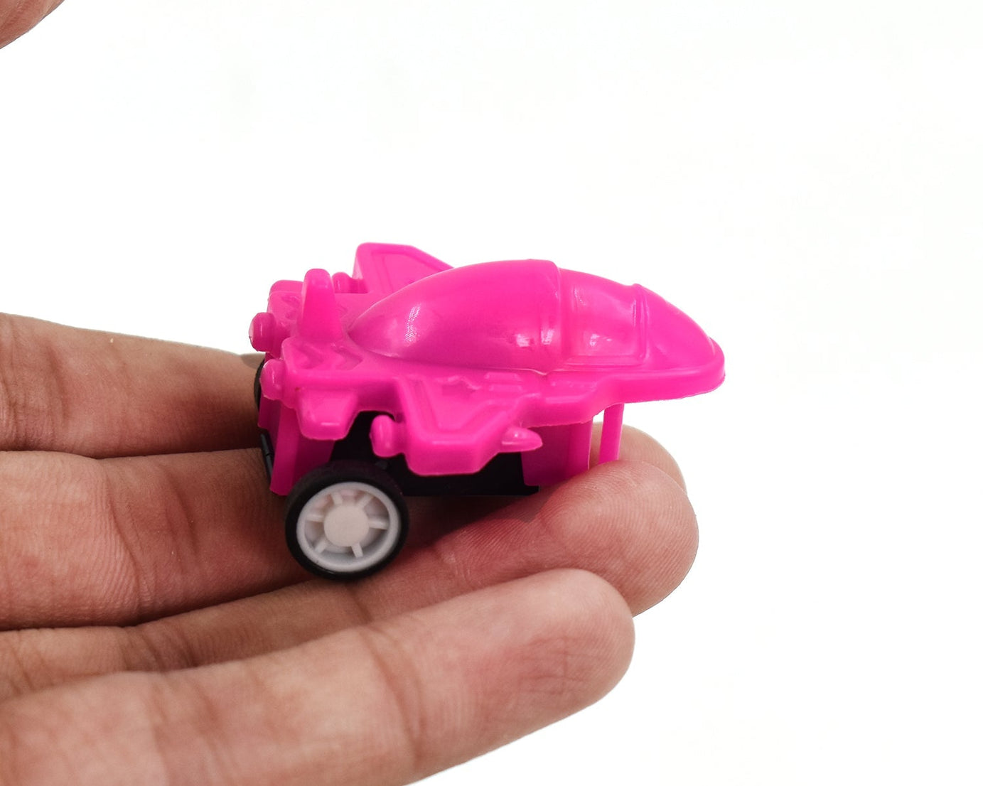 Mini plane with pull-back action