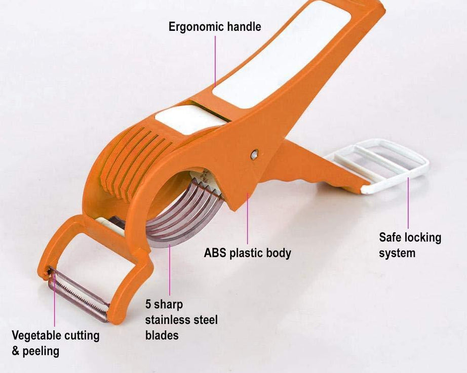 Peeler and cutter for vegetables