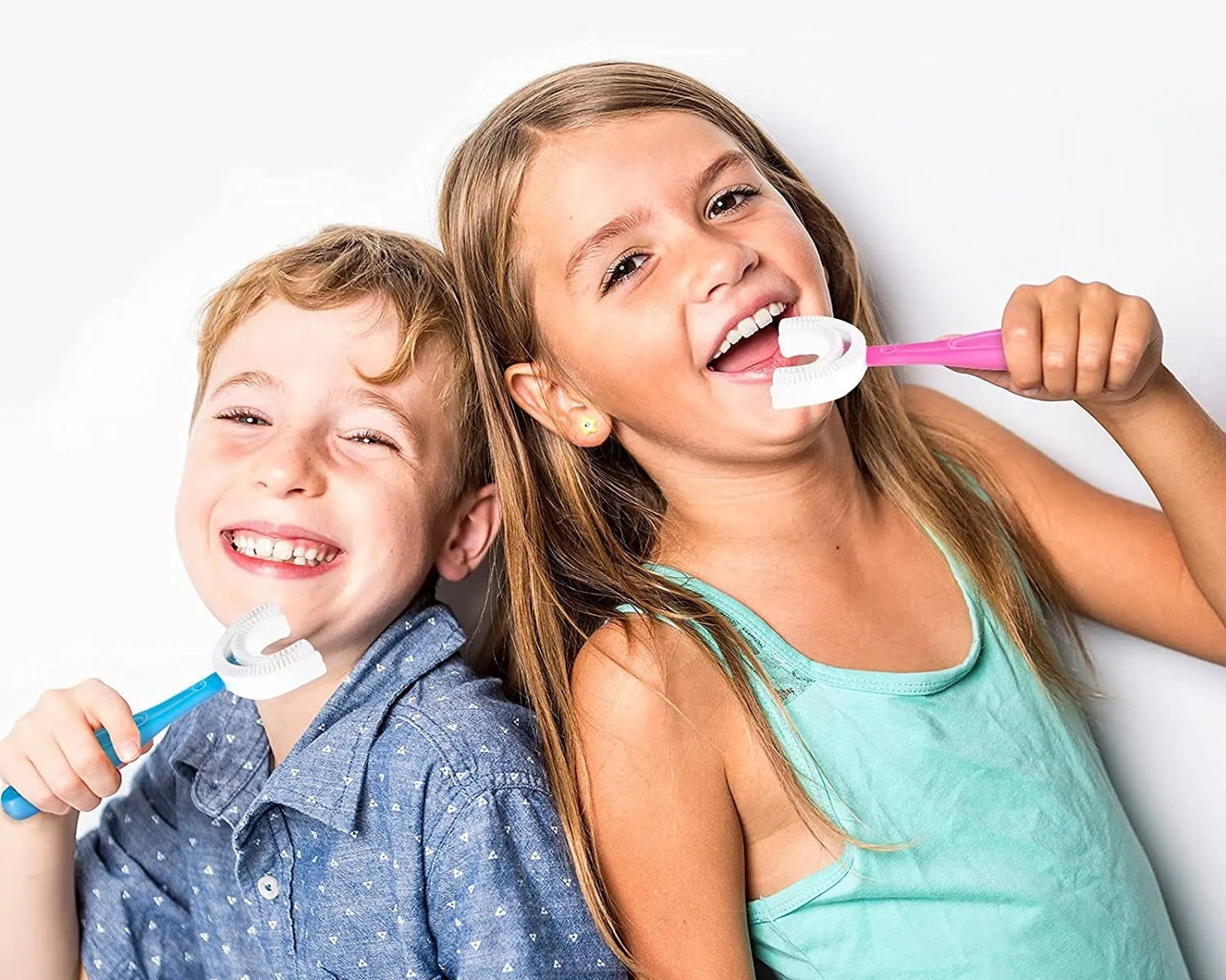 Silicone toothbrush head for infants