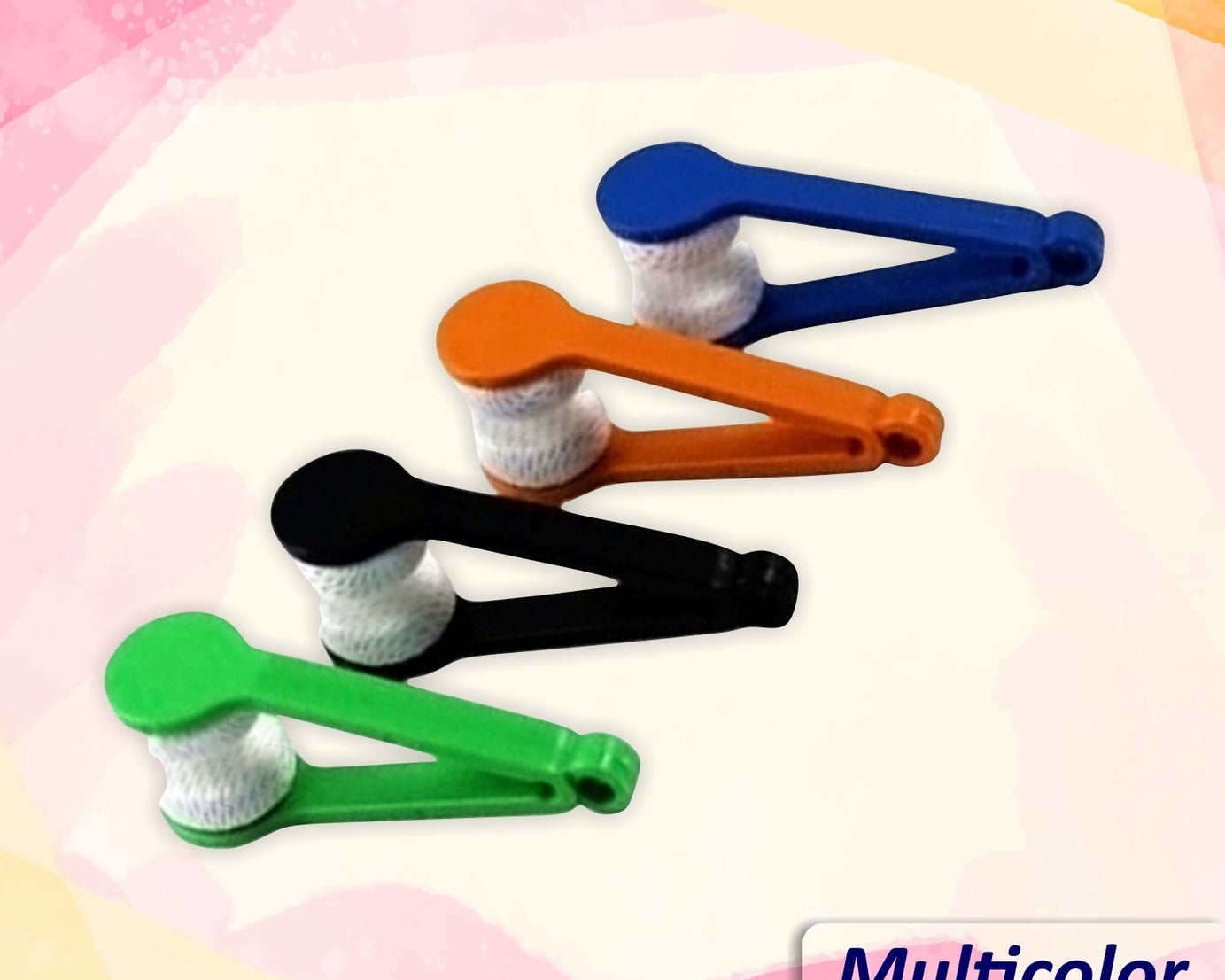 Microfiber cleaner for glasses and sunglasses, mini and efficient.