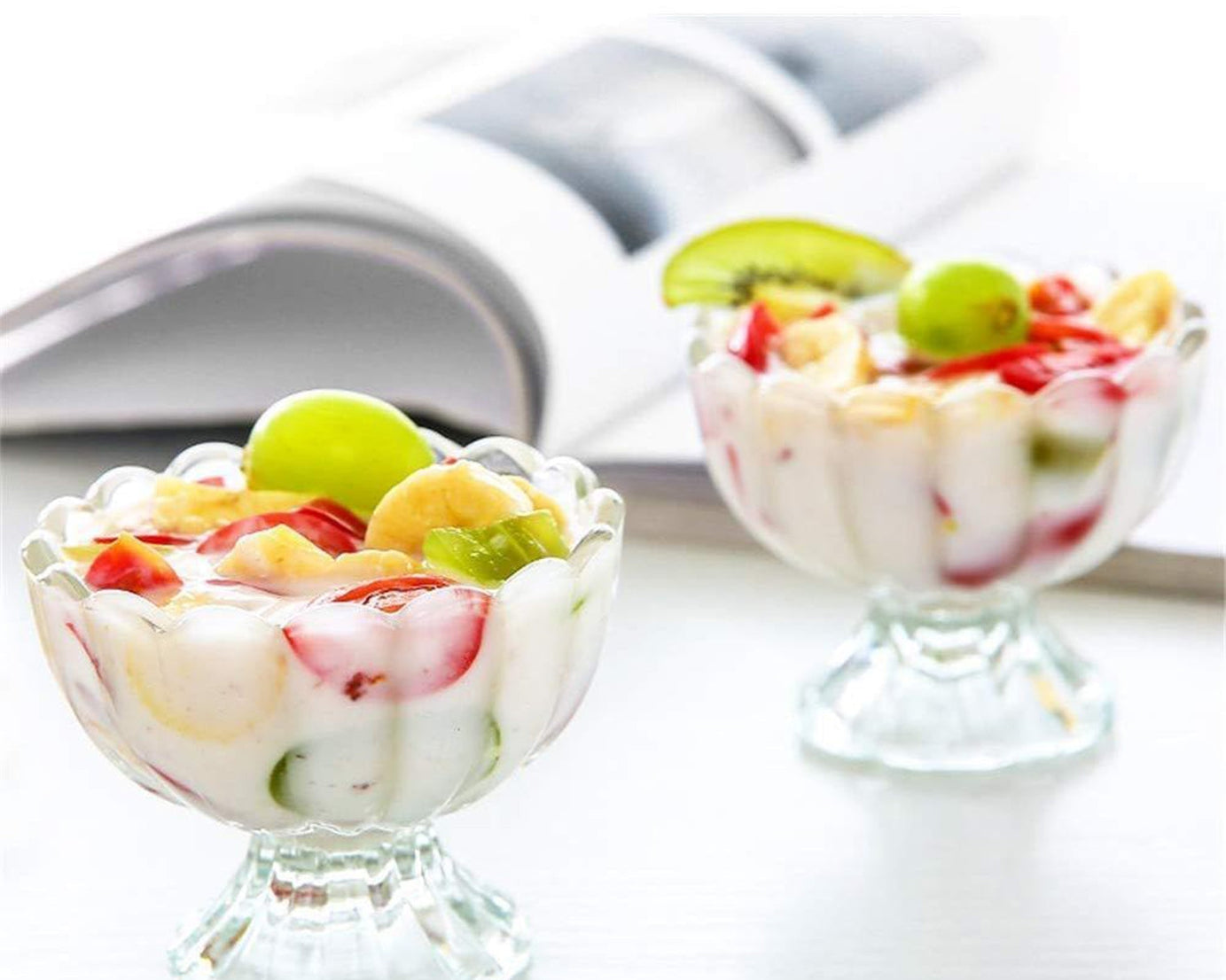 Serving Dessert Bowl Ice Cream Salad Fruit Bowl - 6pcs Serving Dessert Bowl Ice Cream Salad Fruit Bowl - 6pcs