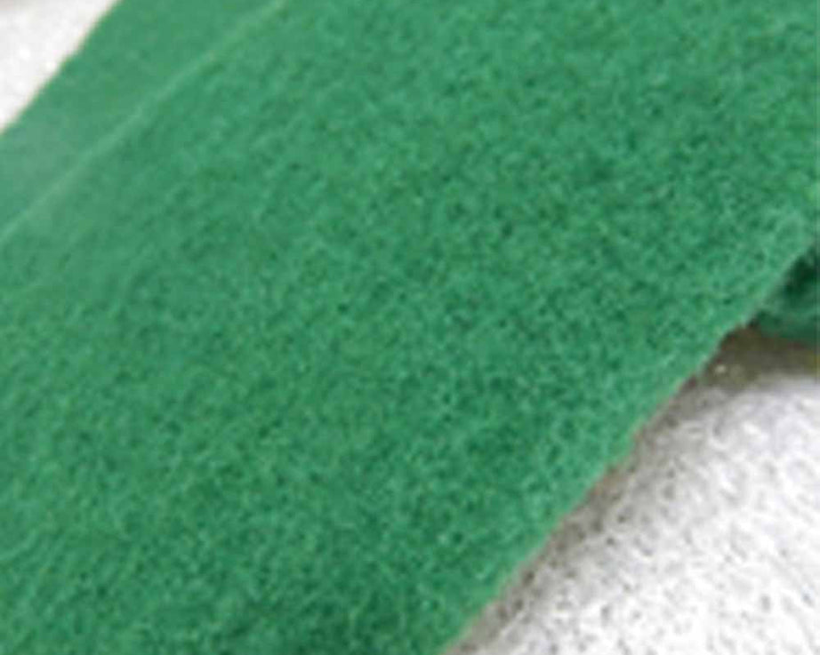 Pack of 6 cleaning sponge pads, durable and effective for scrubbing.