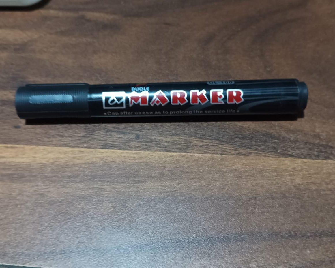 Set of colorful permanent markers