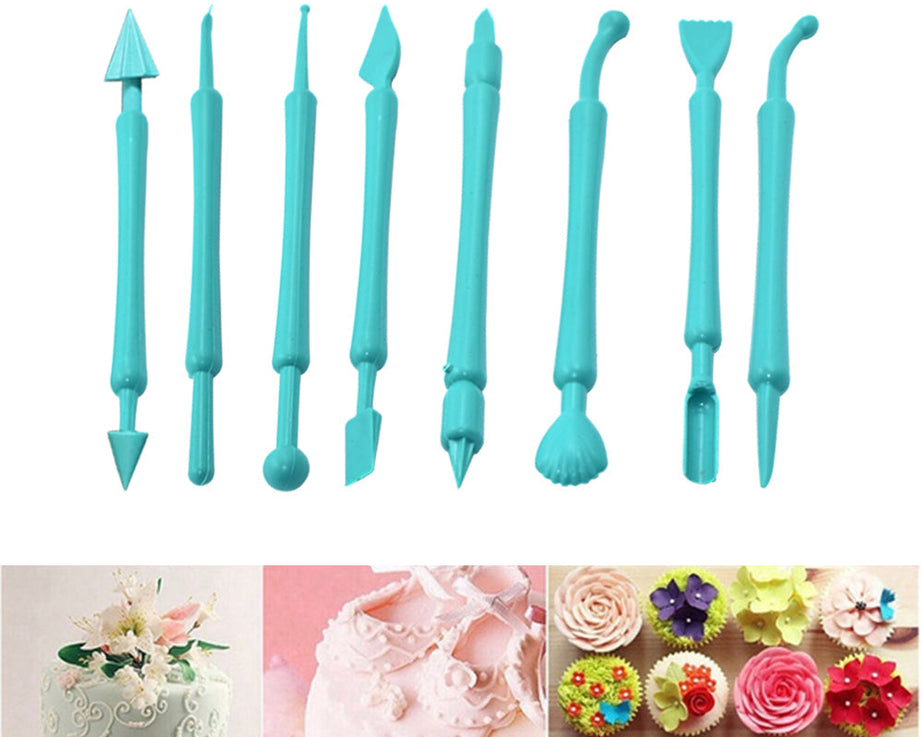 Fondant cake decorating tools set