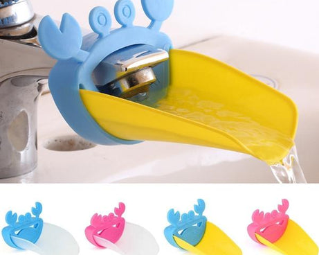 Faucet Extender | Easy Use for Hand Washing for Kids, Toddlers, Babies and Children |  Silicone Sink  Handle Extender | Fun Hand-Washing Solution | Cute Duck Mouth Design Wash Helper Bathroom Sink for Babies and Children (1 Pc)