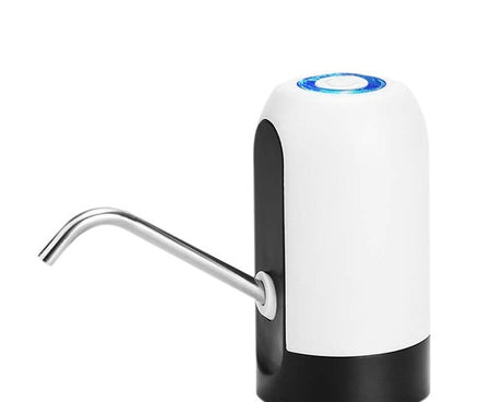 USB rechargeable drinking cooler pump dispenser with blue light indicator