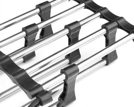 Pants hanger organizer with adjustable clips for custom fit and storage