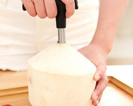 Comfortable grip coconut opener