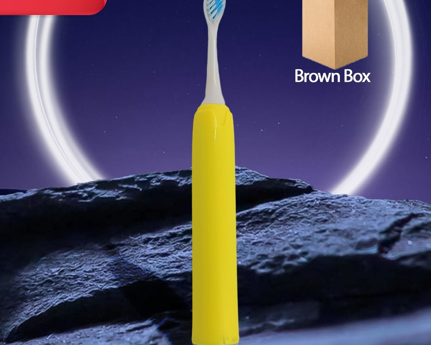 Adult Waterproof Electric Toothbrush 1 Head Battery Operated Toothbrush (1 Pc / Battery Not Included / Mix Color)