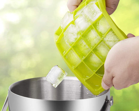 Silicone Ice Cube Trays 24 Cavity Per Ice Tray [Multicolour]