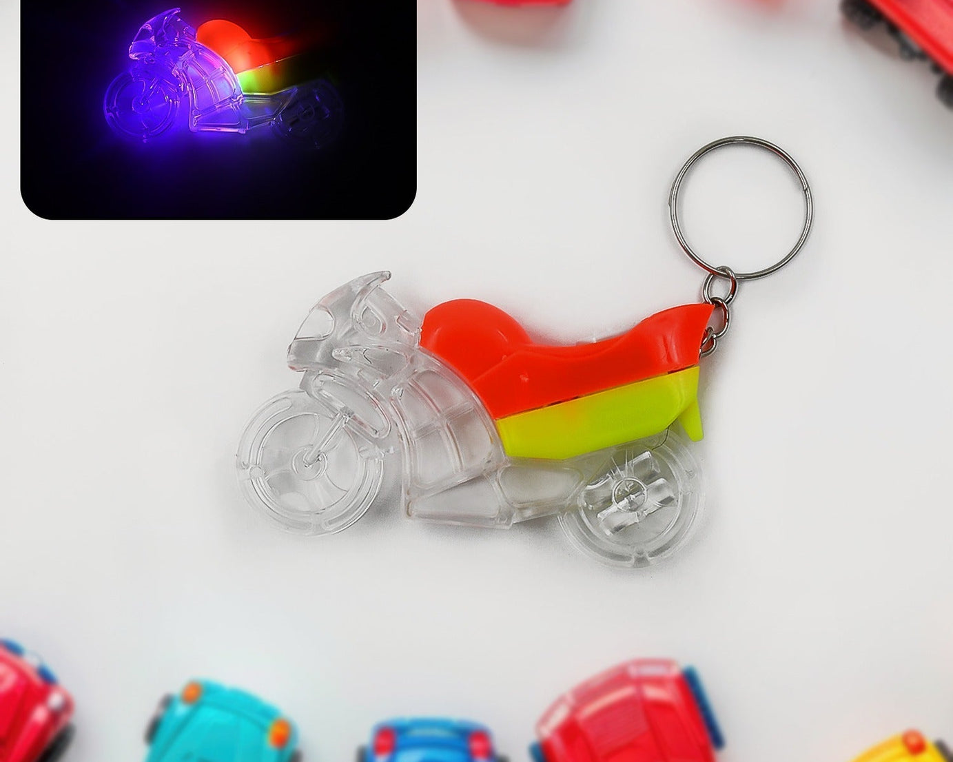 Kid's Boys Light Bike Keychain