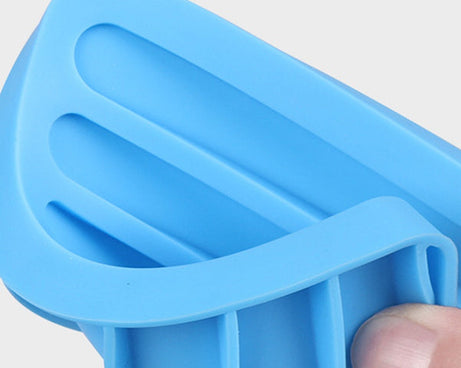 Multi-angle view of silicone soap dish
