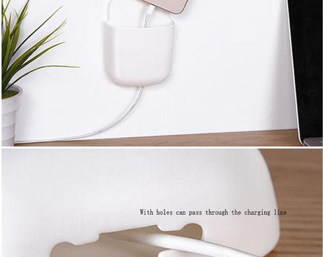 Wall mounted storage box for remotes, multicolour.