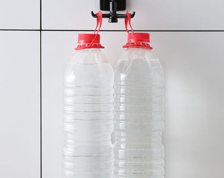 Rotatable hooks for hanging, brown box pack of 2