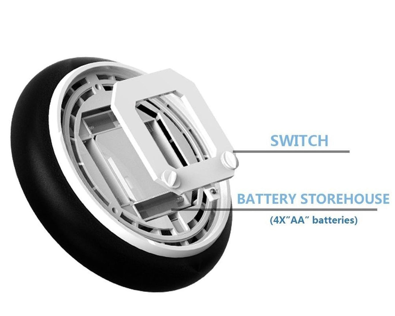 Bright hover LED ball, perfect for engaging children's playtime.