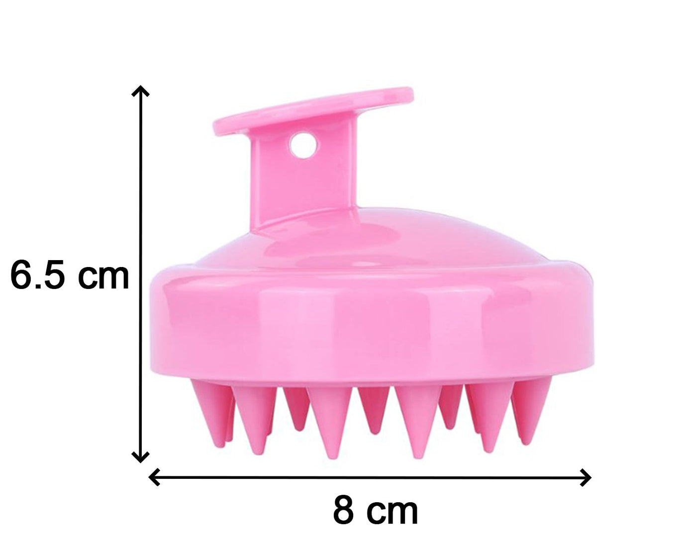 Shampoo brush for scalp massage with adjustable settings for a customizable experience