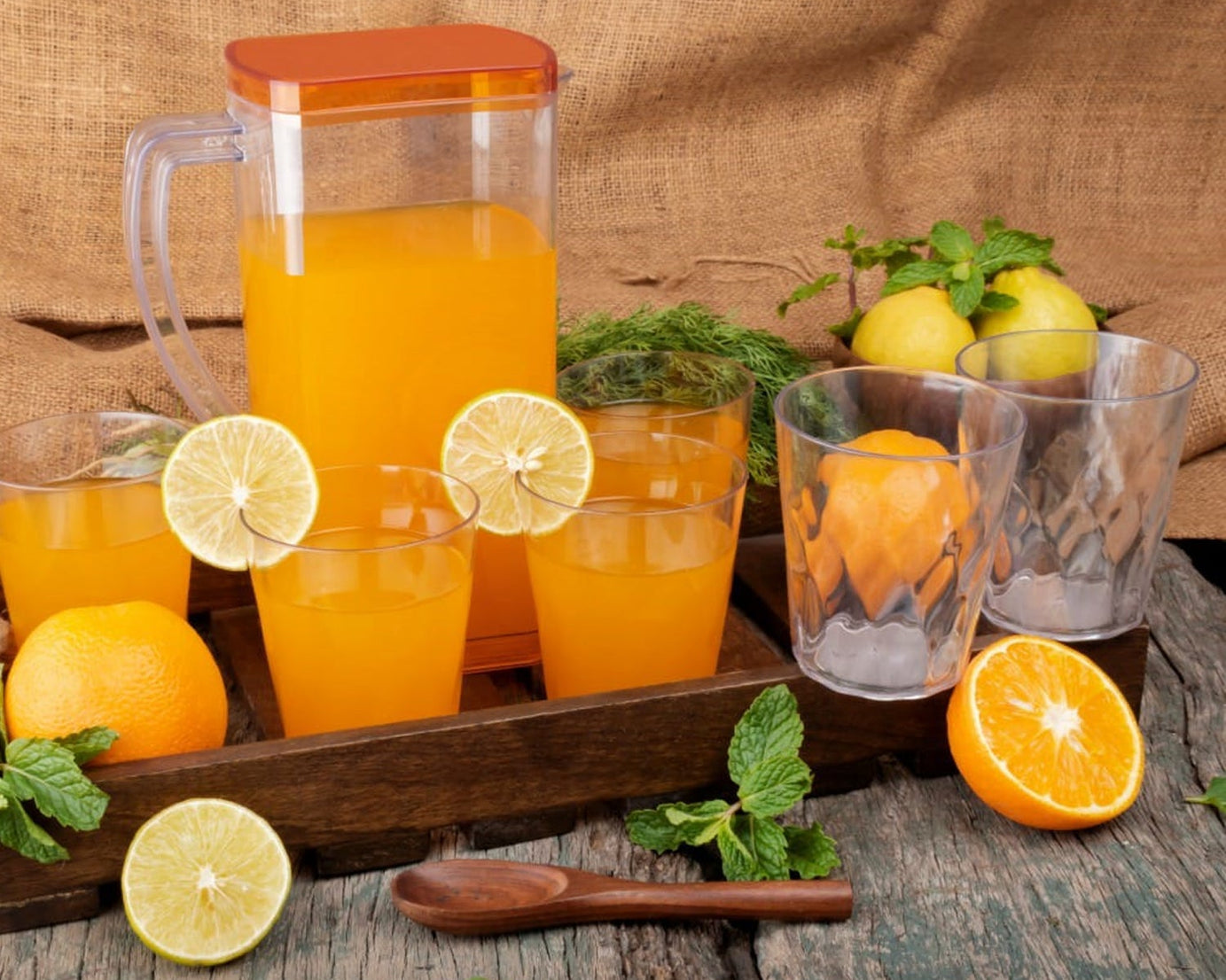 Heat-resistant glass jug with wide mouth for easy filling and serving.