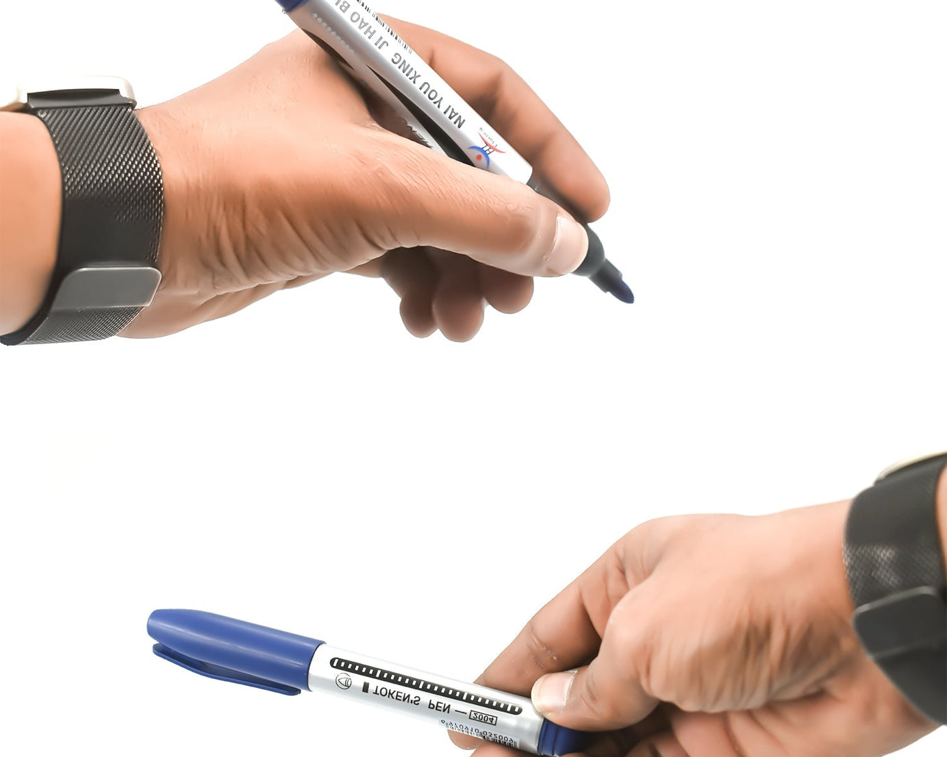 High-quality marker and pen set for educational use.