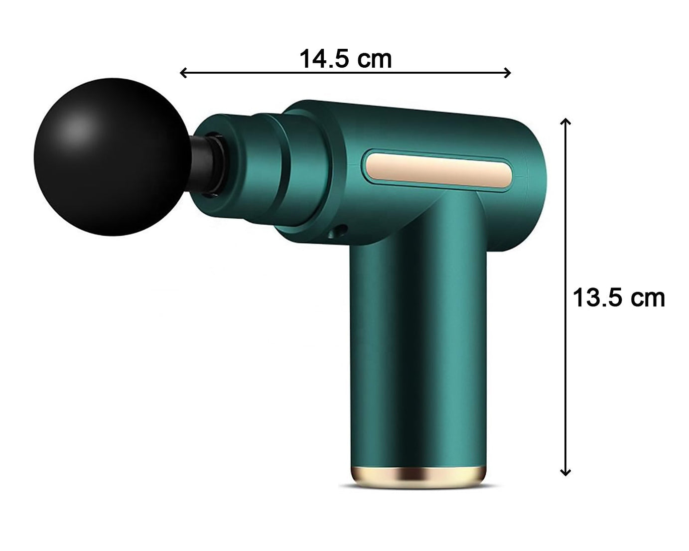 Percussion body massager with multiple heads, ideal for muscle soreness.