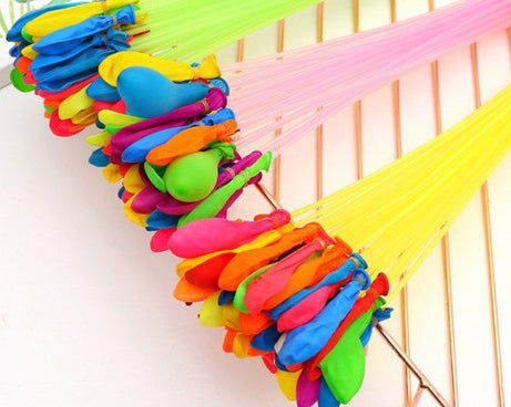 Holi Magic Water Balloons for Kids - 111 pcs (Multicolor)