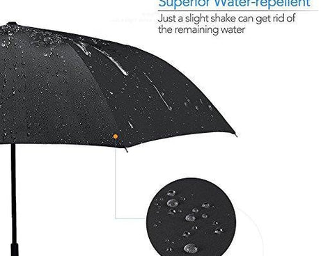 Reverse umbrella for travel