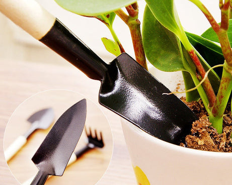 Garden tools for kids: trowel, shovel, rake set