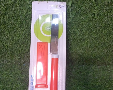 Stainless Steel Knife For Kitchen Use, Knife Set, Knife & Non-Slip Handle With Blade Cover Knife