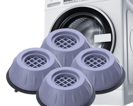 Leveling feet for machines, anti-shock pads included