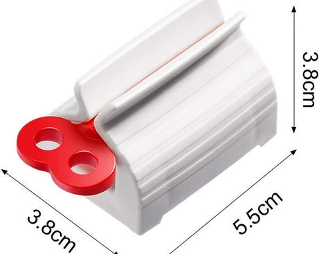 Toothpaste tube squeezer with holder stand for easy use