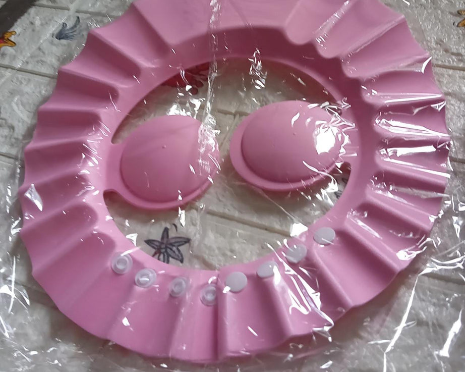 Adjustable Safe Soft Bathing Baby Shower Hair Wash Cap for Children, Baby Bath Cap Shower Protection for Eyes and Ear,