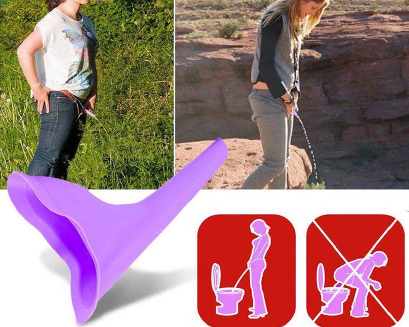 Stand pee device for women, practical for outdoor and travel needs