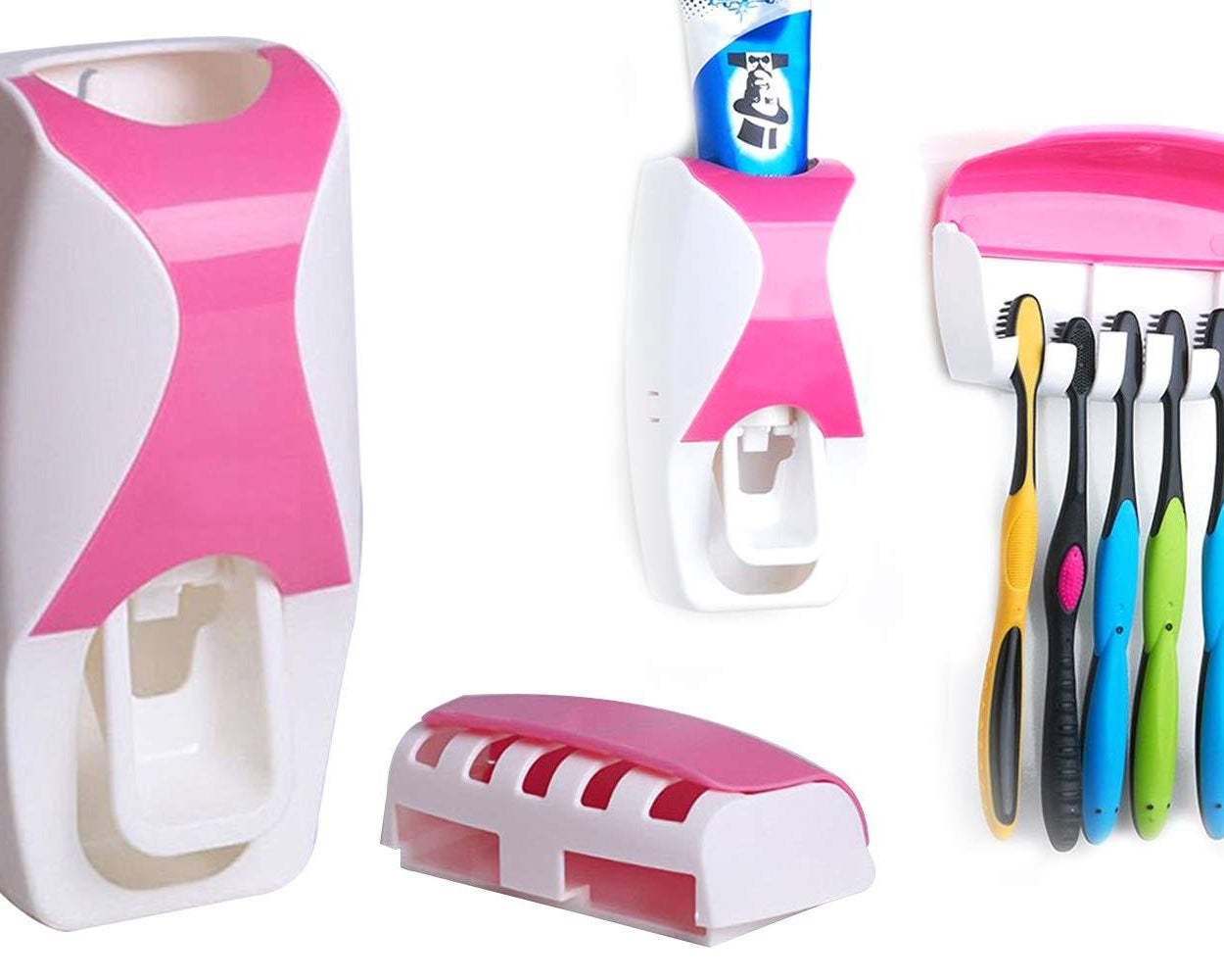 Toothbrush and toothpaste dispenser combo