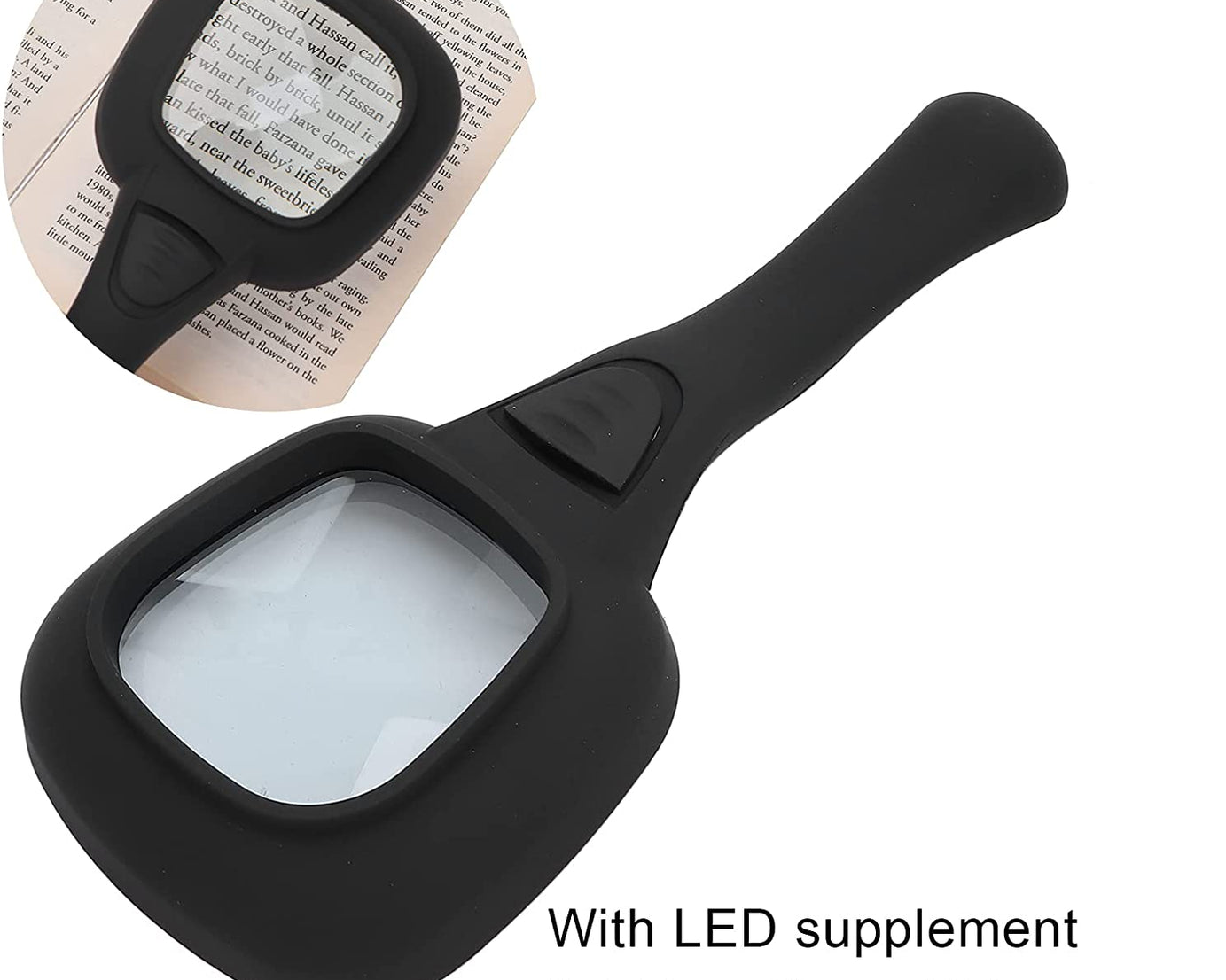 Illuminated magnifier for hobby and inspection