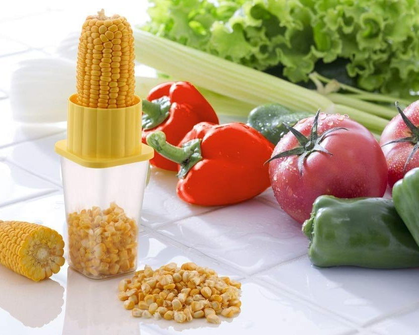 Corn remover with plastic bowl
