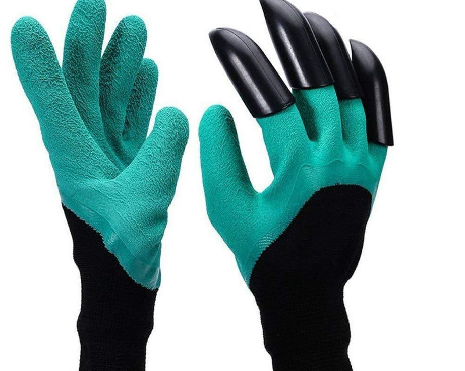 Durable garden gloves in mixed colours.