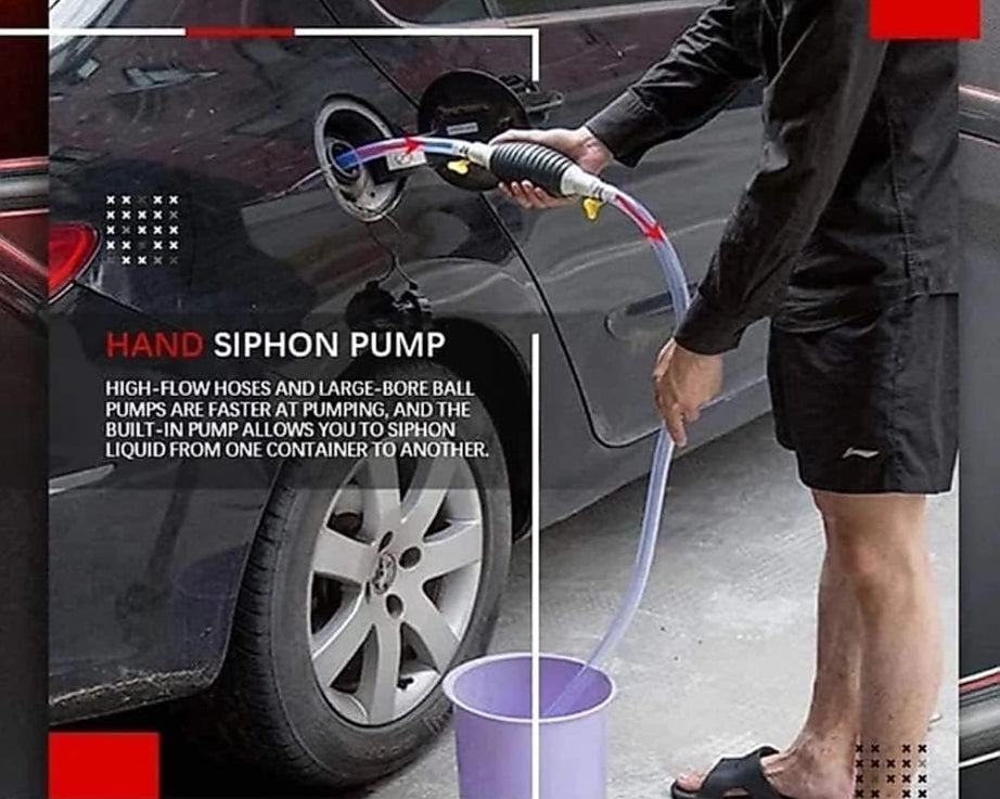 Portable fuel transfer pump for liquids