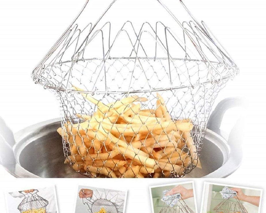 Chef basket for draining