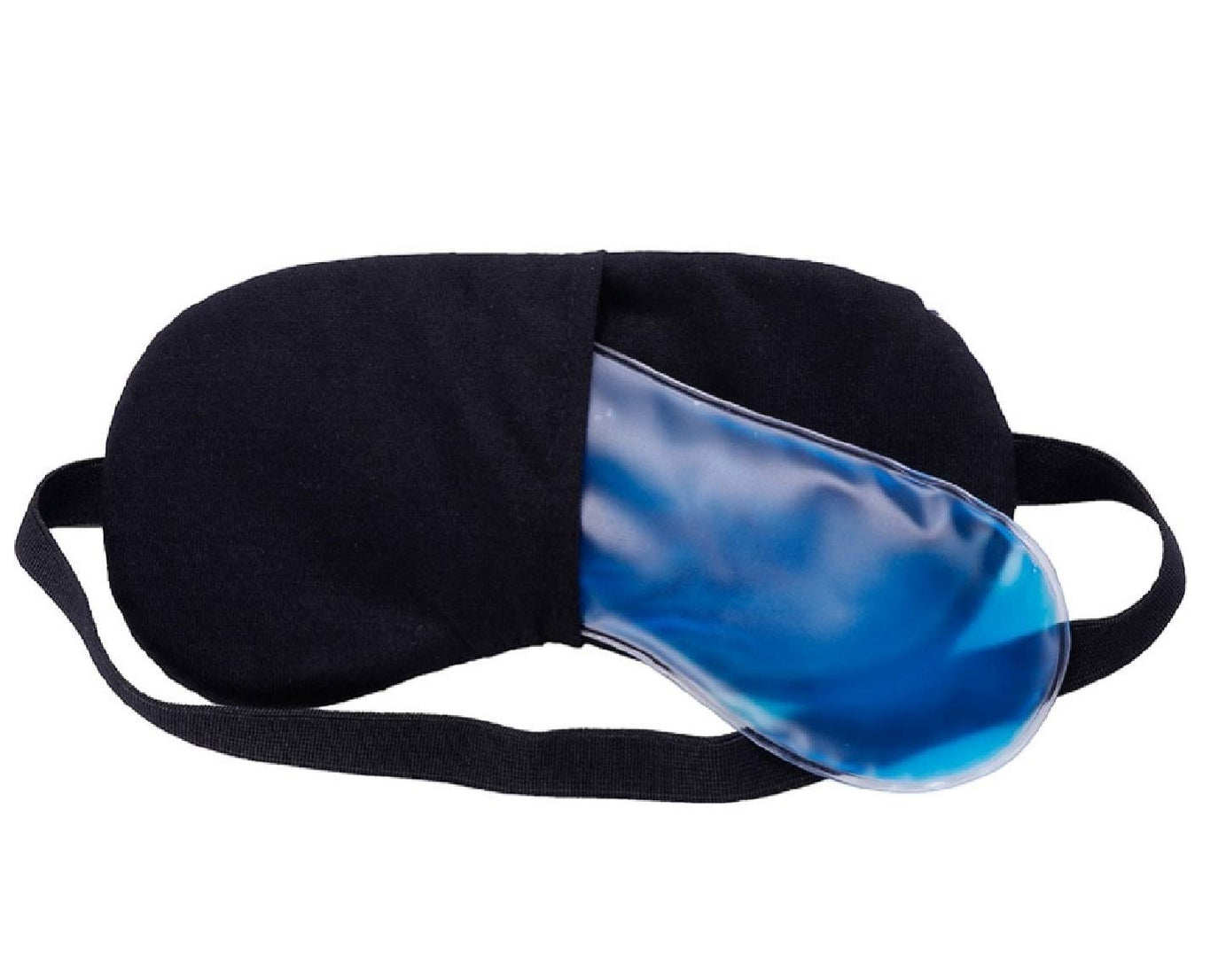 Ice pack sleeping mask in an eye mask design.