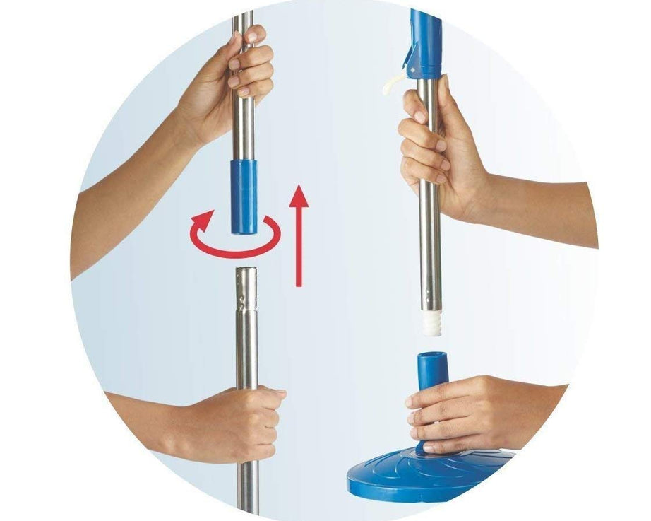 360-degree rotating mop for easy cleaning