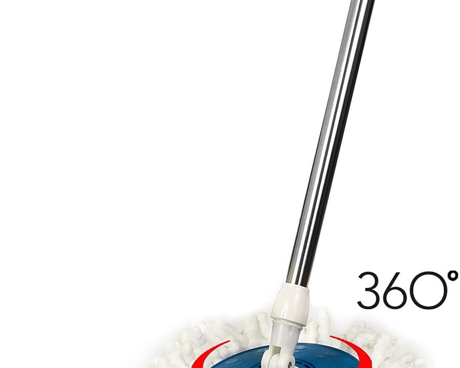 Rotating pole mop for home use