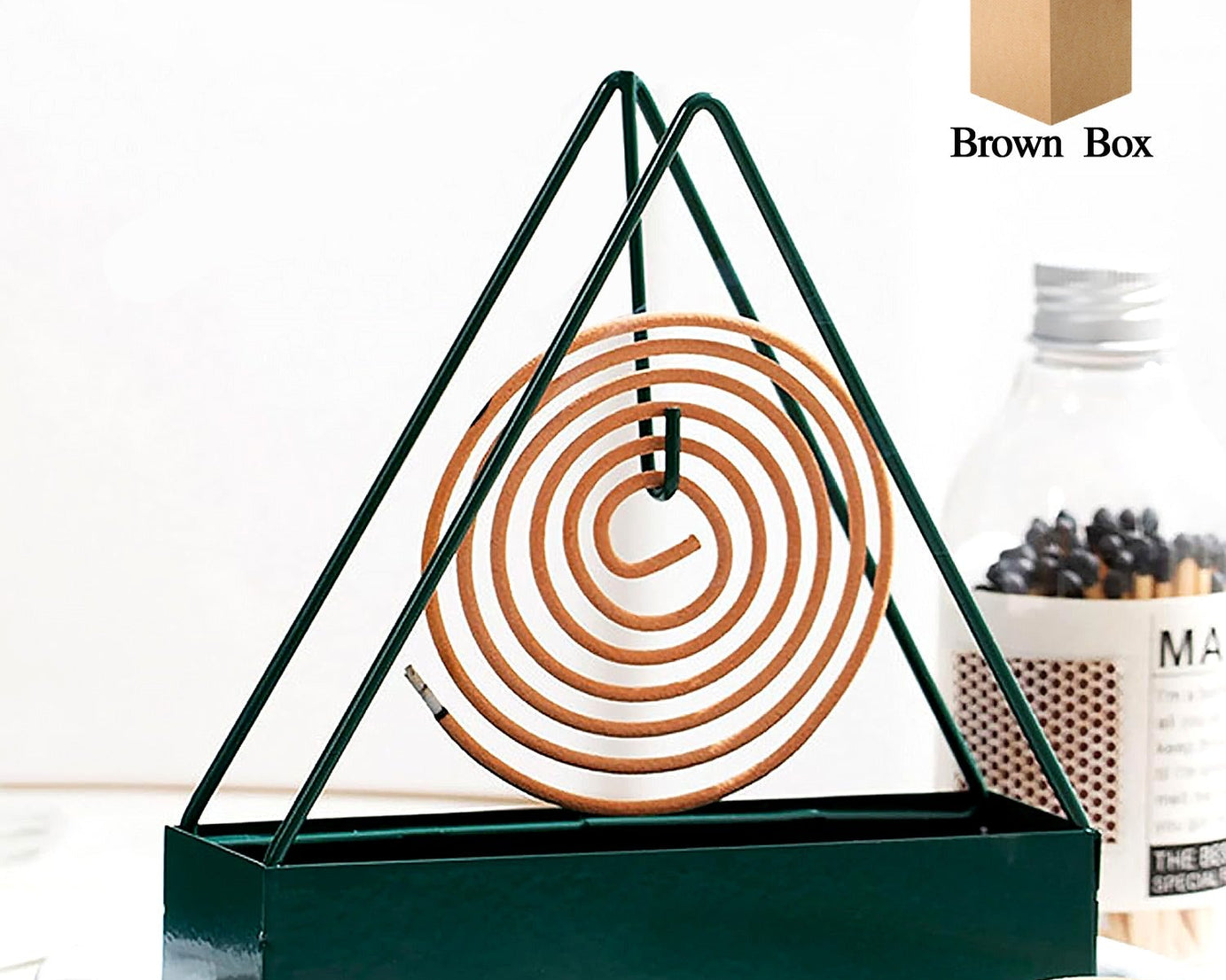 Mosquito Coil Holder Frame, Triangular Shape Iron Mosquito Incense Holder Mosquito Repellent Incense Holder, Hanging, Mosquito Repellent, Outdoor, Stylish, Mosquito Repellent Incense Holder